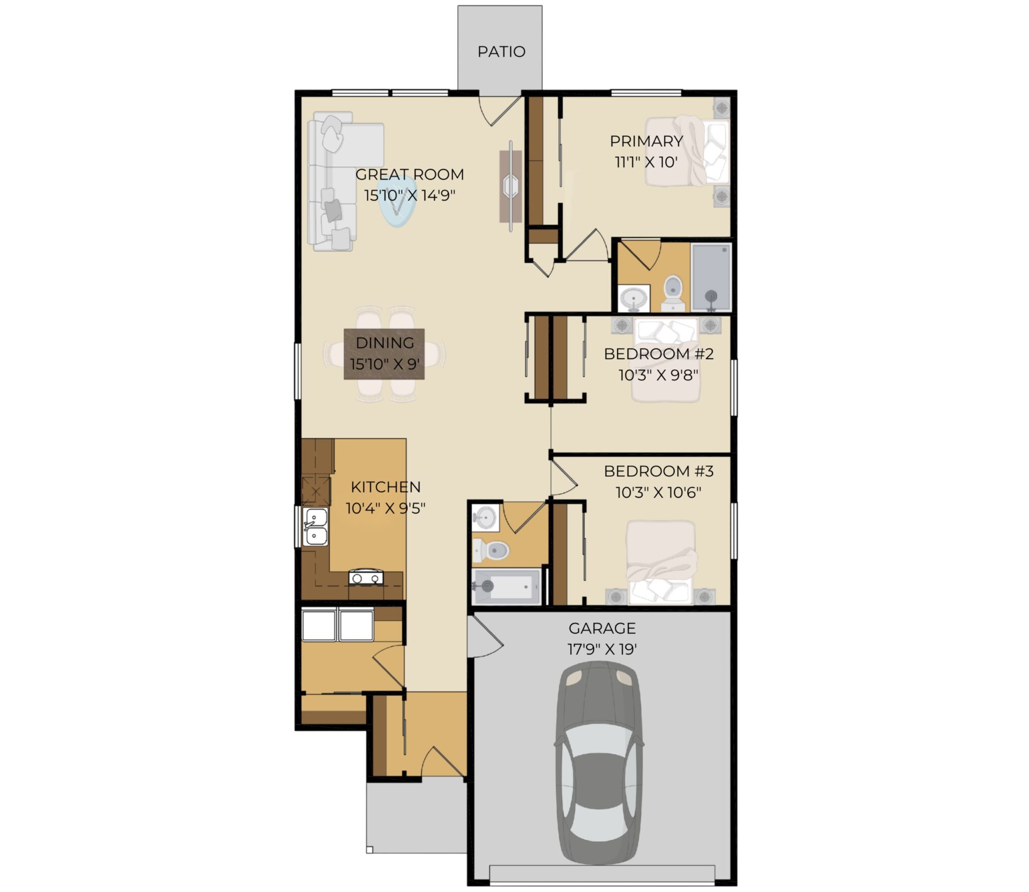 revised primary bath