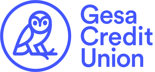 Gesa Credit Union - Stacked Logo (Digital Blue)